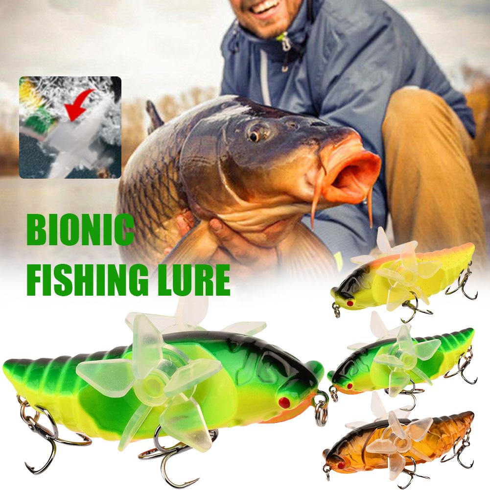 Fishing Hook Treble - 7.5cm 14g Bionic Cicada Hard Fish