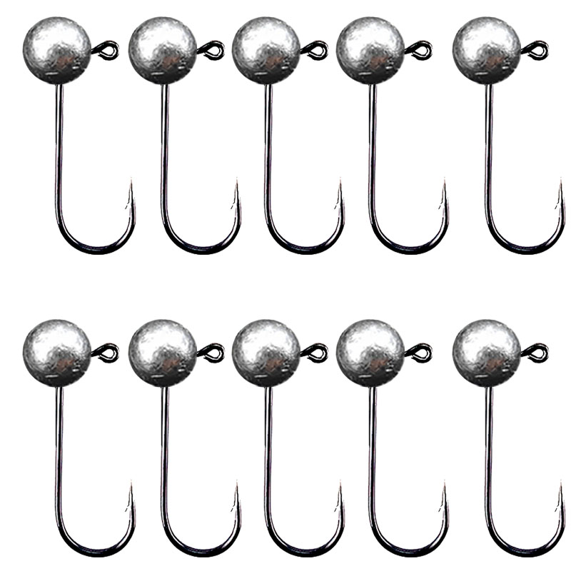 10pcs/lot Jig Head Fishing Hoo - Fishing Hook Barbless review and price