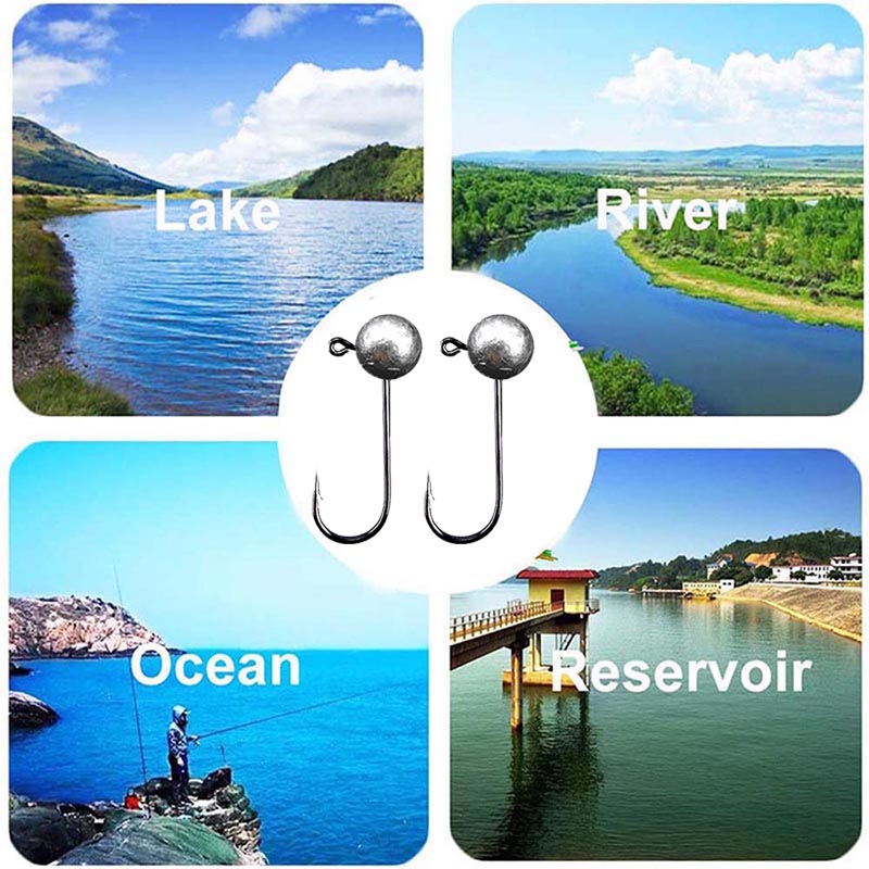 10pcs/lot Jig Head Fishing Hoo - Fishing Hook Barbless review and price