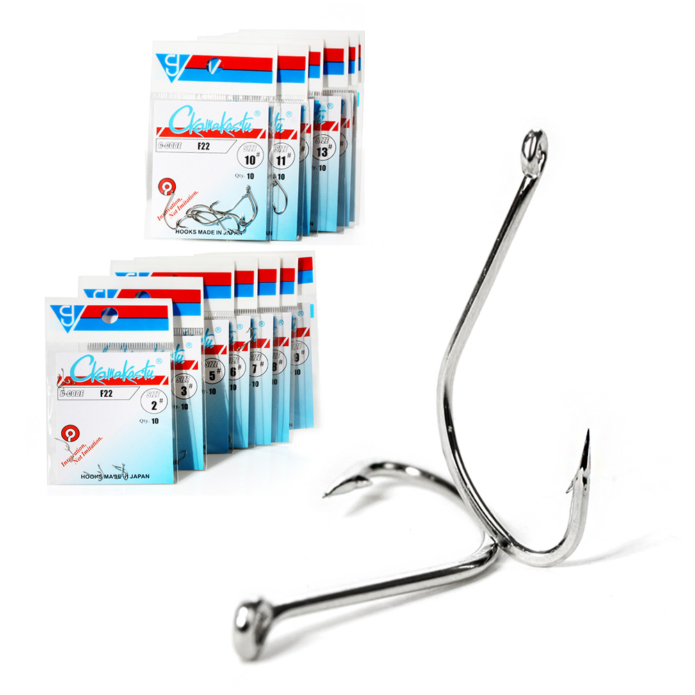 Ckamakastu F22 White Saltwater - Fishing Hook Barbless review and price