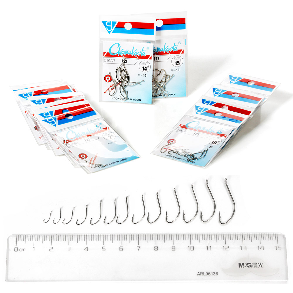 Ckamakastu F22 White Saltwater - Fishing Hook Barbless review and price