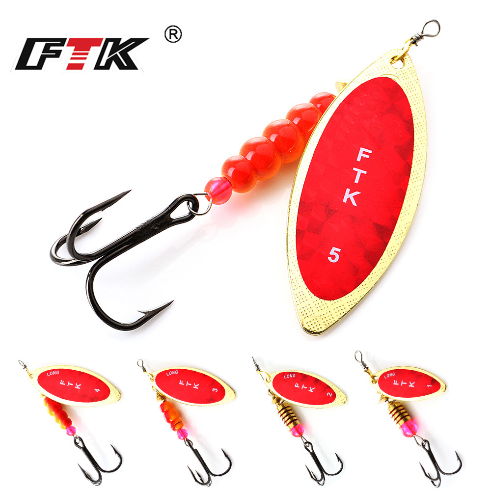 FTK Spinner Bait 4G/7G/12G/18G - Fishing Hook Treble review and price