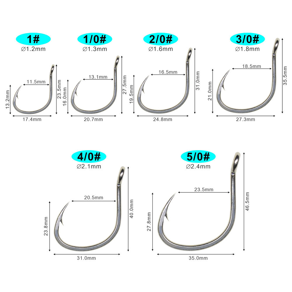 ICERIO 10PCS Matte Tin Coating - Fishing Hook Barbless review and price