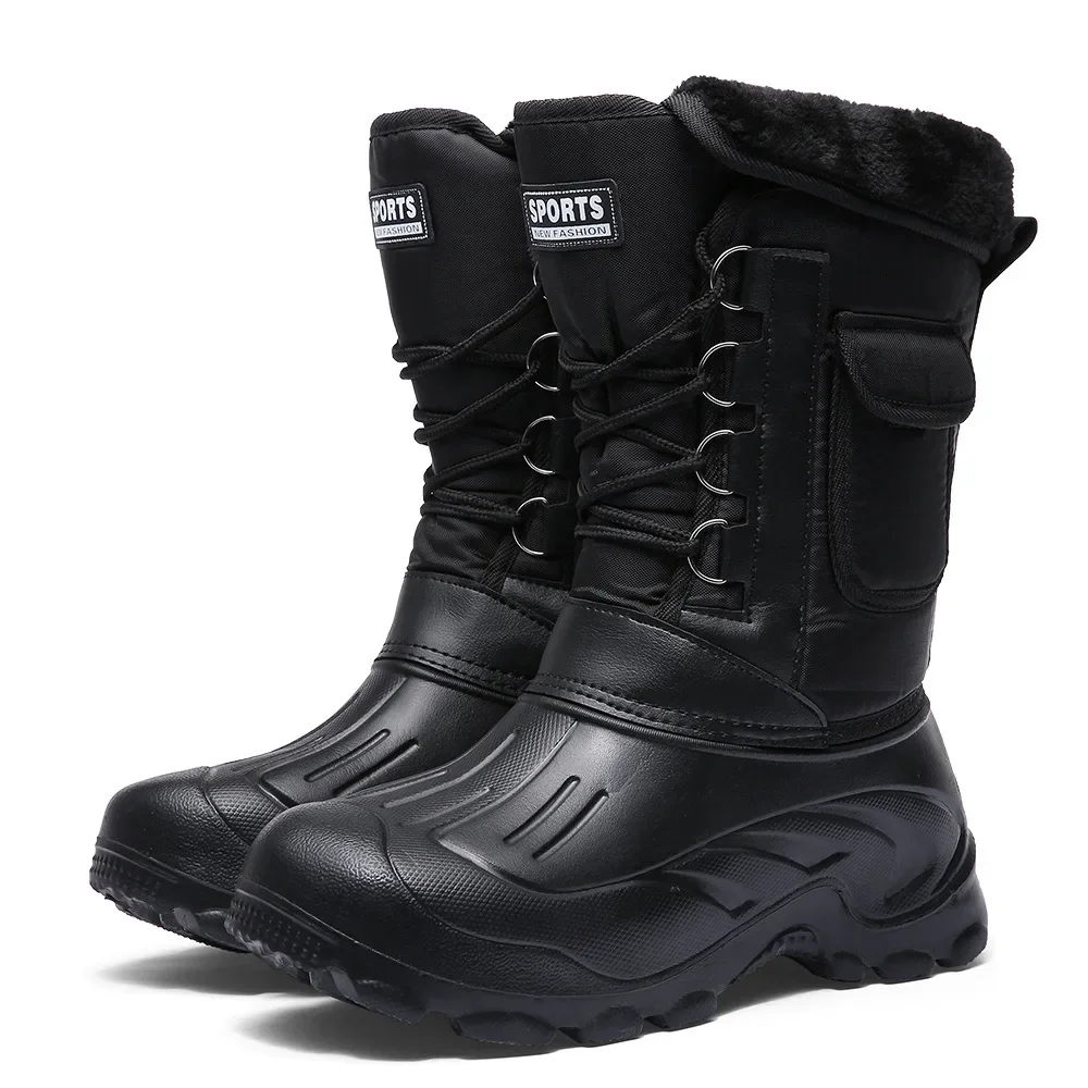 Men Winter Snow Boots Outdoor  - Fishing Hook Size review and price