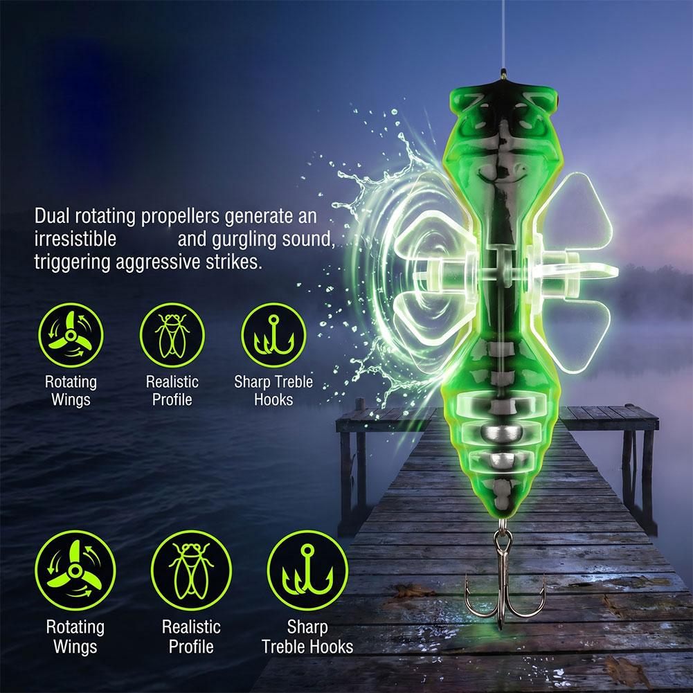 7.5cm 14g Bionic Cicada Hard F - Fishing Hook Treble review and price