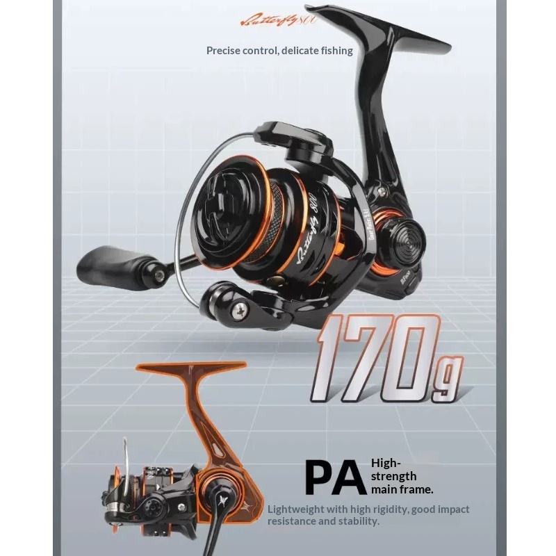 Butterfly Spinning Reel 800 Si - Abu Garcia Reel Revo review and price